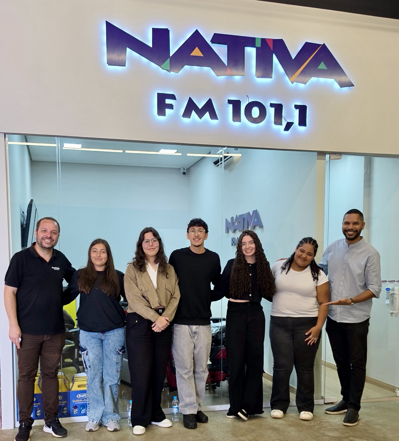Entrevista no estúdio da Nativa FM de Itapetininga