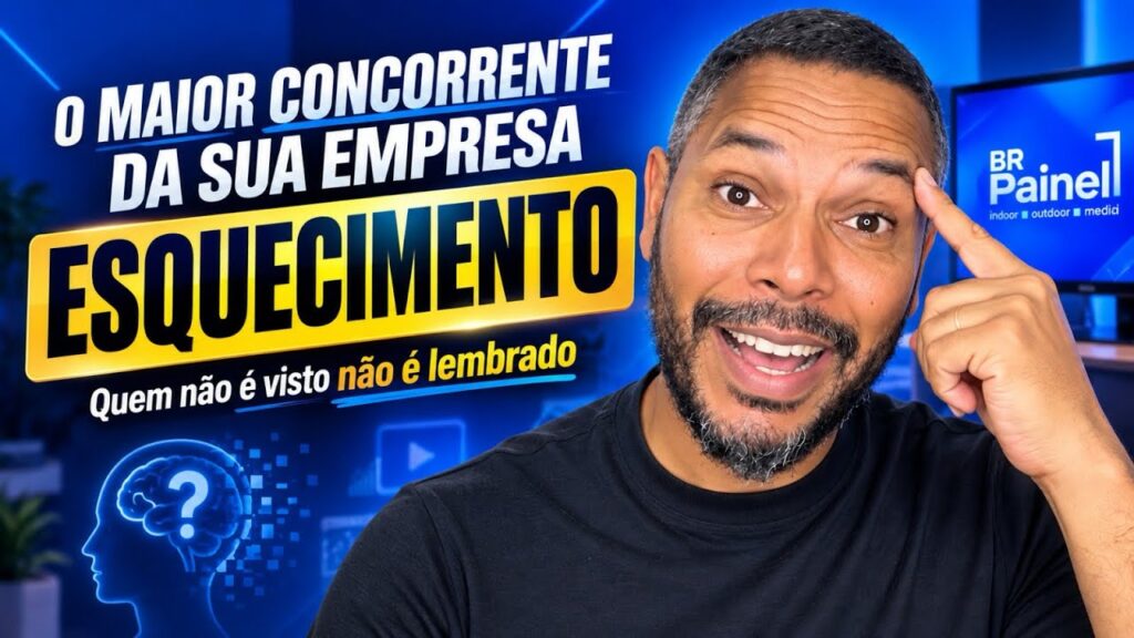 Capa do vídeo de Bruno José sobre comunicação empresarial e o esquecimento das marcas